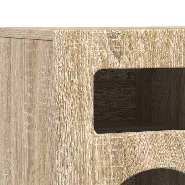 ТВ шкаф Сонома дъб 80 x 35 x 40 см Инженерно дърво