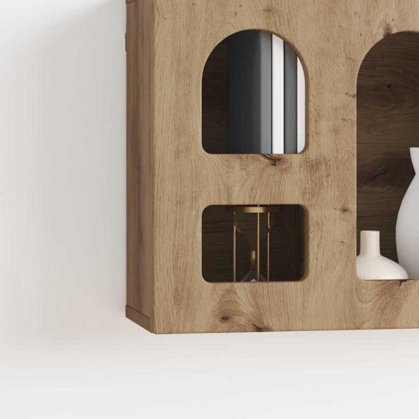 Висящ шкаф с рафт Дъб 60 x 20 x 40 см Инженерно дърво