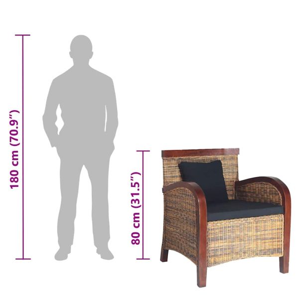 Кресло, ръчна изработка, ратан