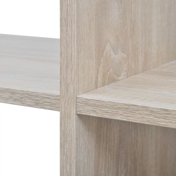 Стълбовидна библиотека/полица 107 см, дъб