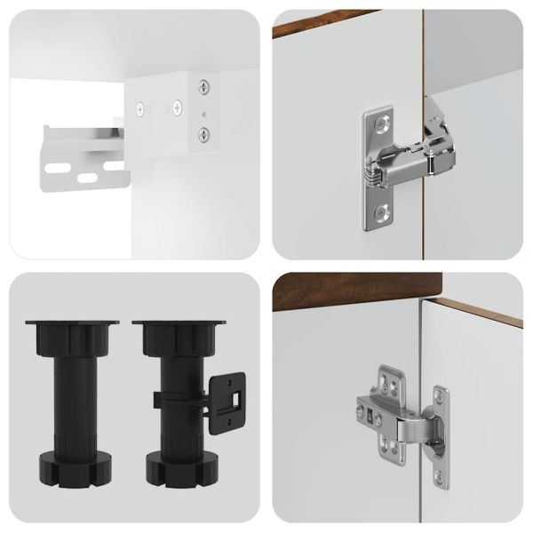 Комплект кухненски шкафове от 7 части Kalmar, инженерно дърво