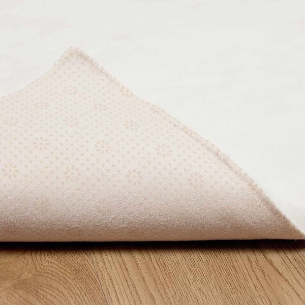 Противоплъзгащ килим от изкуствен заек Olite Крем 100 x 200 cm