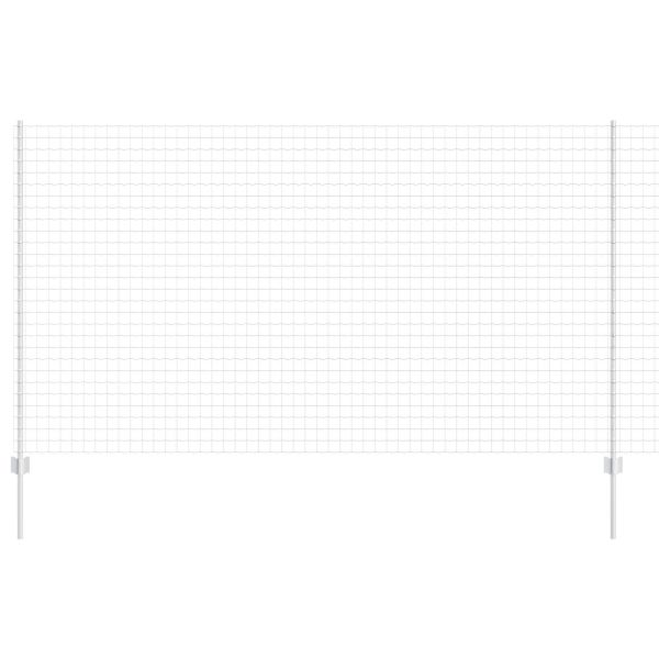 Ограда с пост Сребрист 1,4 x 10 m Стомана