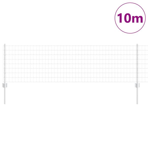 Ограда с пост Сребрист 0,6 x 10 м Стомана