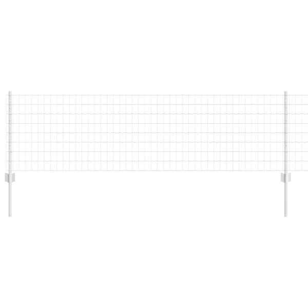 Ограда с пост Сребрист 0,6 x 10 м Стомана