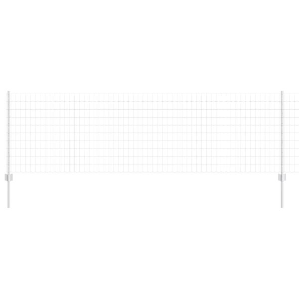 Ограда с пост Сребрист 0,8 x 10 m Стомана