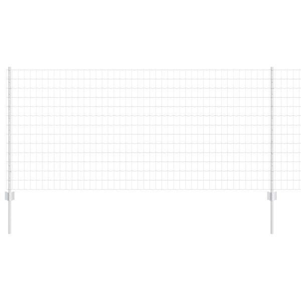 Ограда с пост Сребрист 1 x 10 m Стомана