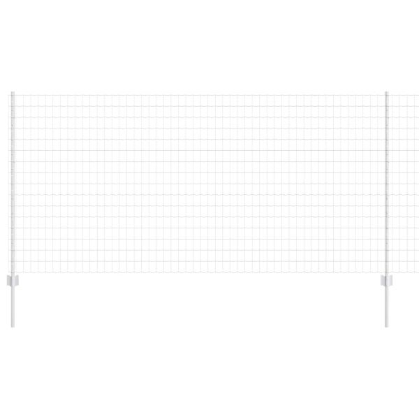 Ограда с пост Сребрист 1,2 x 10 m Стомана