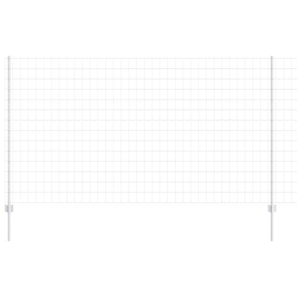 Ограда с пост Сребрист 1,4 x 10 m Стомана