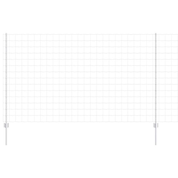 Ограда с пост Сребрист 1,4 x 10 m Стомана