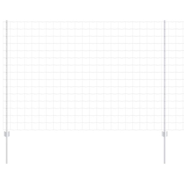 Ограда с пост Сребрист 1,6 x 10 m Стомана