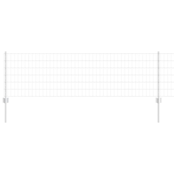 Ограда с пост Сребрист 0,6 x 25 м Стомана