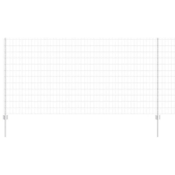 Ограда с пост Сребрист 1,2 x 25 m Стомана