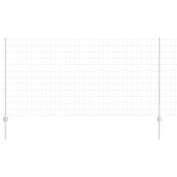 Ограда с пост Сребрист 1,2 x 25 m Стомана