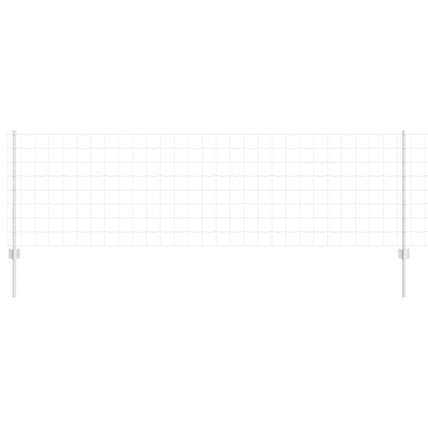 Ограда с пост Сребрист 0,8 x 25 m Стомана