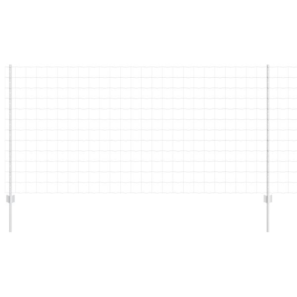 Ограда с пост Сребрист 1,2 x 25 m Стомана