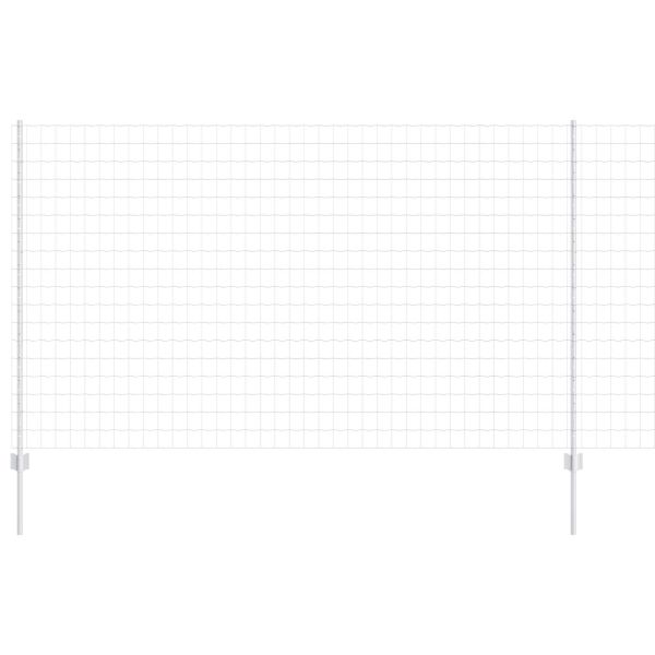Ограда с пост Сребрист 1,4 x 10 m Стомана