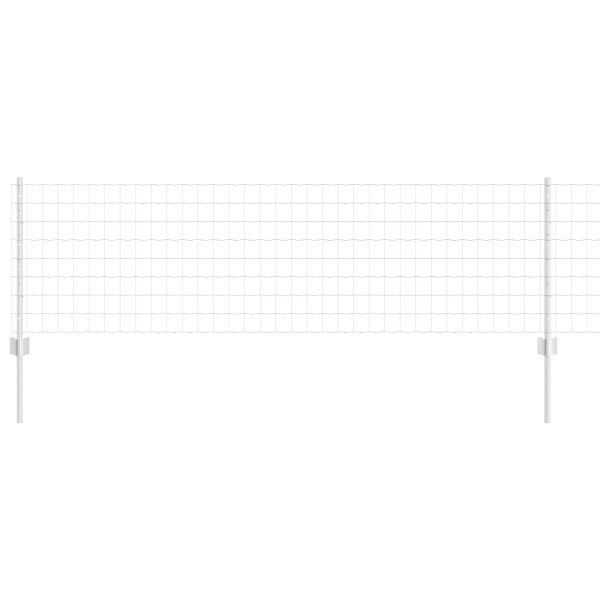 Ограда с пост Сребрист 0,6 x 25 м Стомана