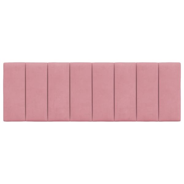 Мека табла за легло Hanko, розова, 120 см, кадифе