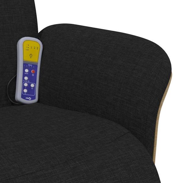 Стол с масаж Черно 79 x 87 x 104,5 см текстил