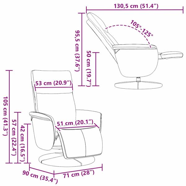 Стол с масаж Черно Изкуствена