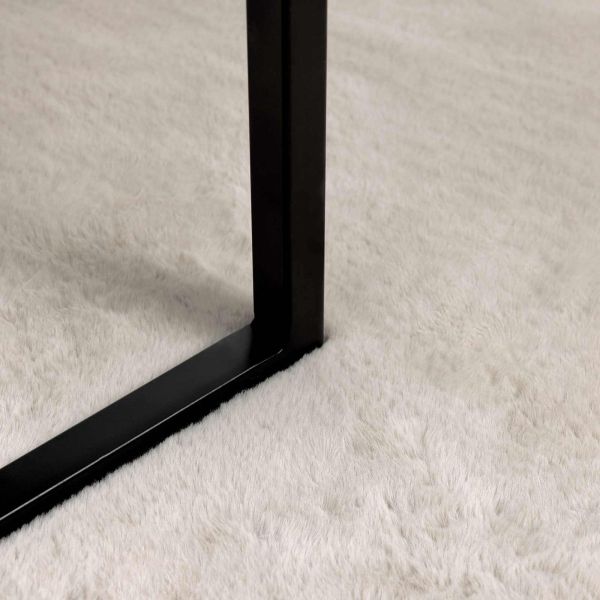 Противоплъзгащ килим от изкуствен заек Olite Бежово 60 x 110 cm