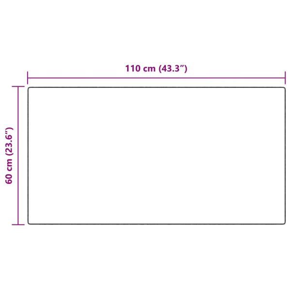 Противоплъзгащ килим от изкуствен заек Olite Таупе 60 x 110 cm