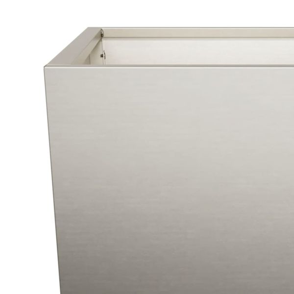 Градинска саксия 35x35x75 cm от атмосферна стомана