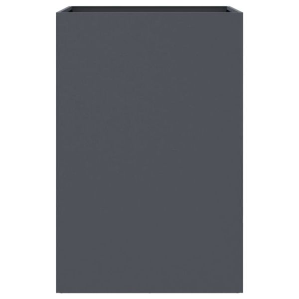 Кашпа, антрацит, 52x48x75 см, стомана