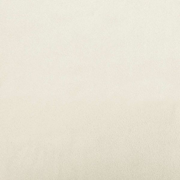 Трапезни столове, 2 бр, кремави, кадифе