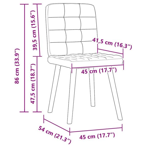 Трапезни столове, 2 бр, черни, текстил