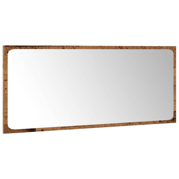 Комплект мебели за баня от 5 части старо дърво инженерно дърво