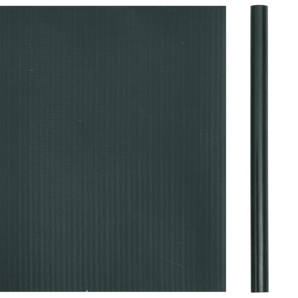 Ленти за покриване на огради 4 бр PVC 35x0,19 м зелен мат