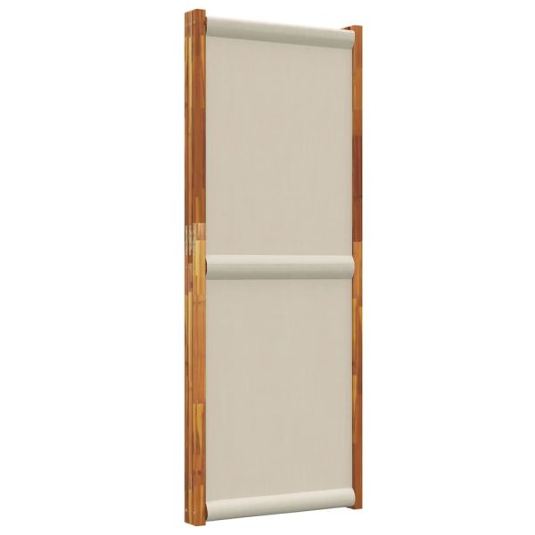 Параван за стая, 3 панела, светлосив, 210x180 cм