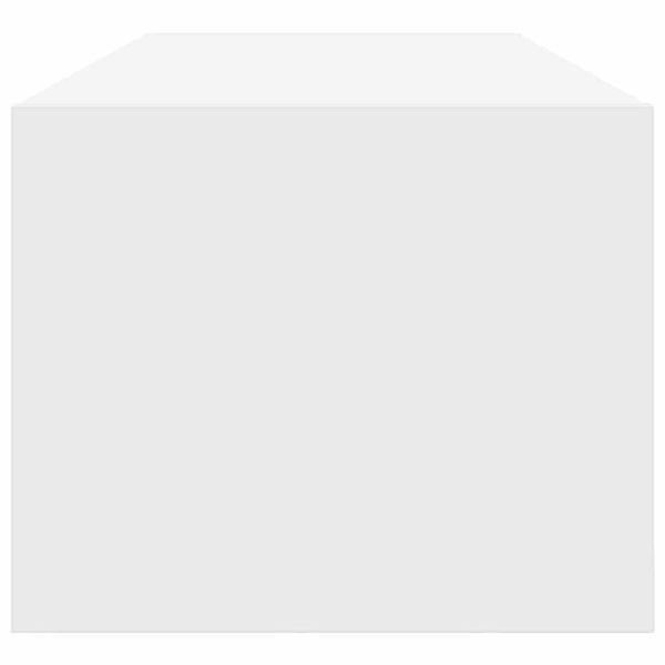 ТВ шкаф с чекмедже Бяло 100 x 31 x 25,5 см Инженерно дърво