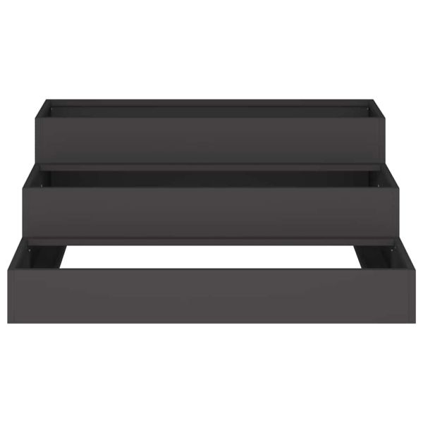 Градинска саксия Черно 90 x 90 x 35 см
