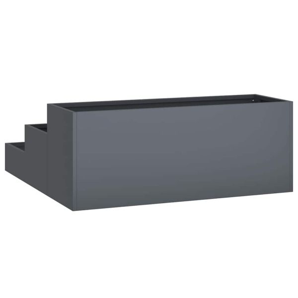 Градинска саксия Антрацит 90 x 90 x 35 см