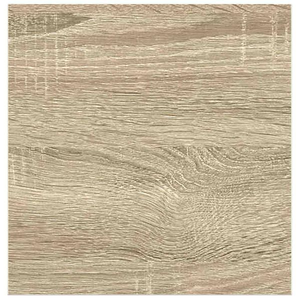 Окачен стенен рафт, дъб и бял, 23x23,5x3,8 см, МДФ