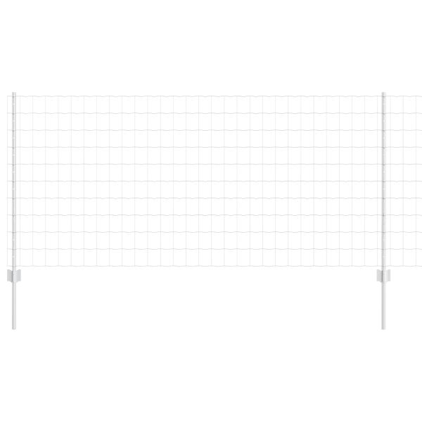 Ограда с пост Сребрист 1 x 10 m Стомана