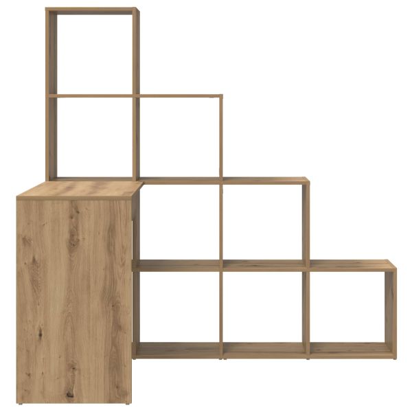 Ъглово бюро с рафт Дъб 101,5 x 149,5 x 149,5 см Инженерно дърво