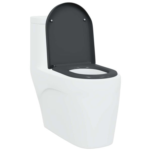 Тоалетна седалка Антрацит 49 x 36 x 4 см Дуропласт