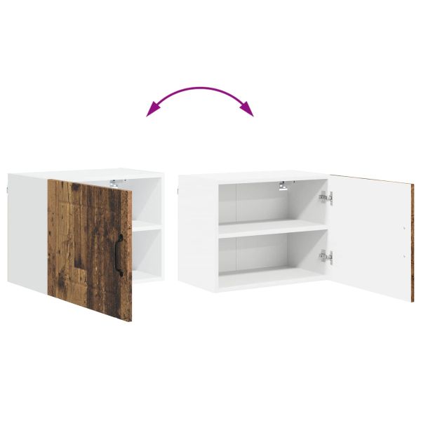 Стенен шкаф LUCCA 2 бр. Старо дърво Инженерна дървесина