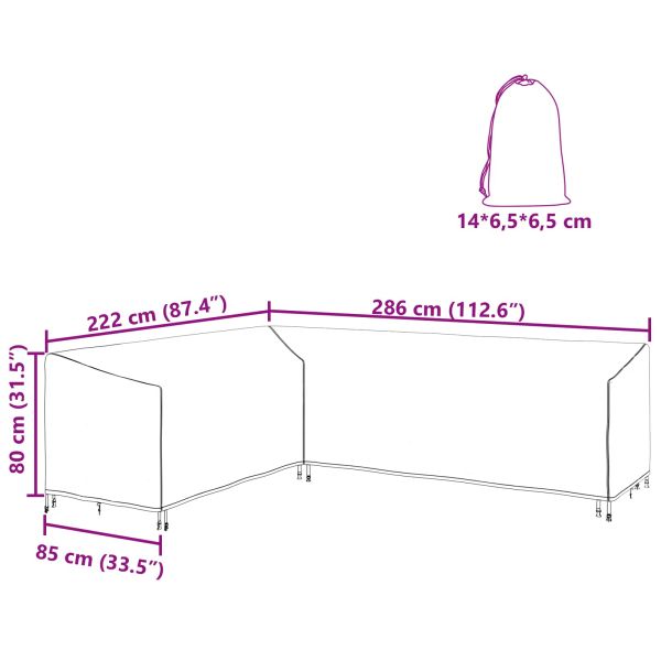 Покривало за мебели Черен