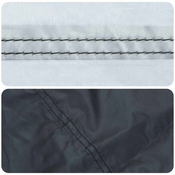 Покритие за маса Едноцветен Черно 122 x 122 x 15 см текстил