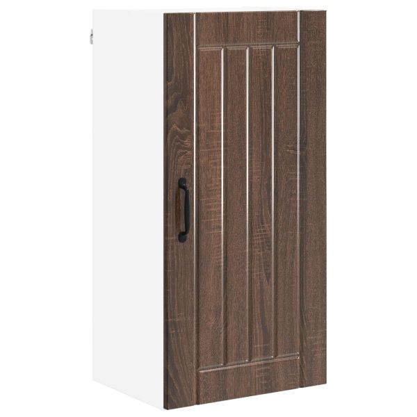 Кухненски шкаф Кафяв дъб 40 x 31 x 80 см Инженерно дърво