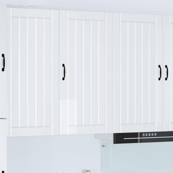 Кухненски шкаф Лъскаво бяло 50 x 31 x 100 см Инженерно дърво