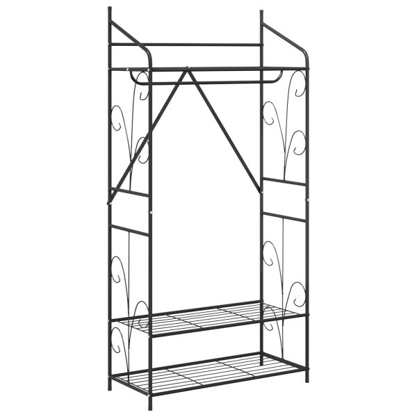 Отворен Гардероб Едноцветен 2 pcs 78 x 36 x 158 см