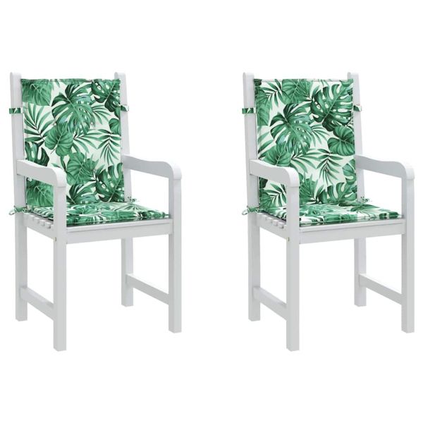 Възглавници за гръб Листо 2 pcs Мотив с листа 100 x 50 x 3 cm