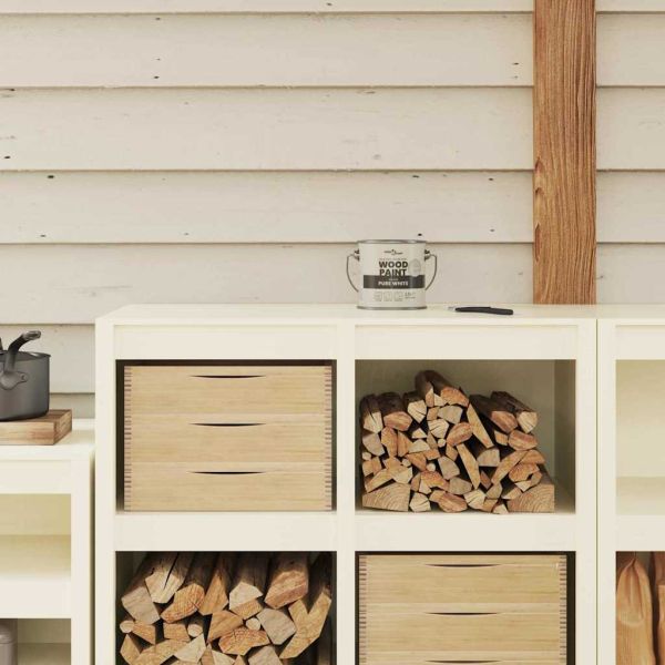 Боя за дърво Бяло 2,5 Л Стенно пано