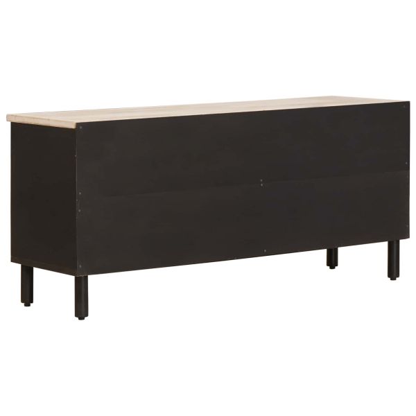 ТВ шкаф с чекмедже Финал на бяло измиване 100 x 33 x 46 см